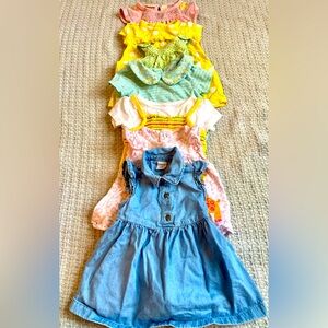 Baby girl 6 summer outfits (newborn)